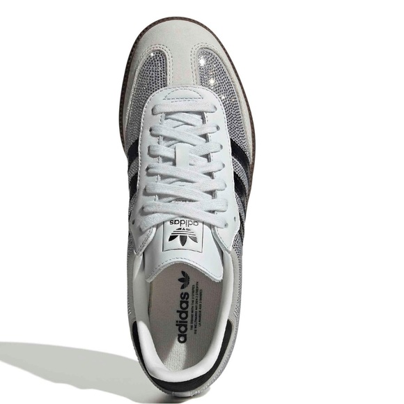 🤍💎 ADIDAS SAMBA BEDAZZLED WHITE 🖤💎 - Picture 4 of 4